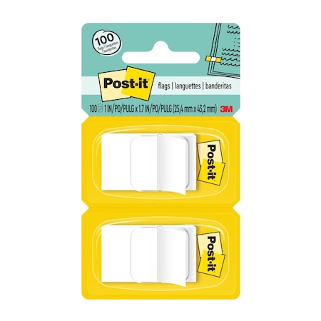 Post-It PostitFlags 680WE2, 1"x1.7" (2.54, PK24 69094
